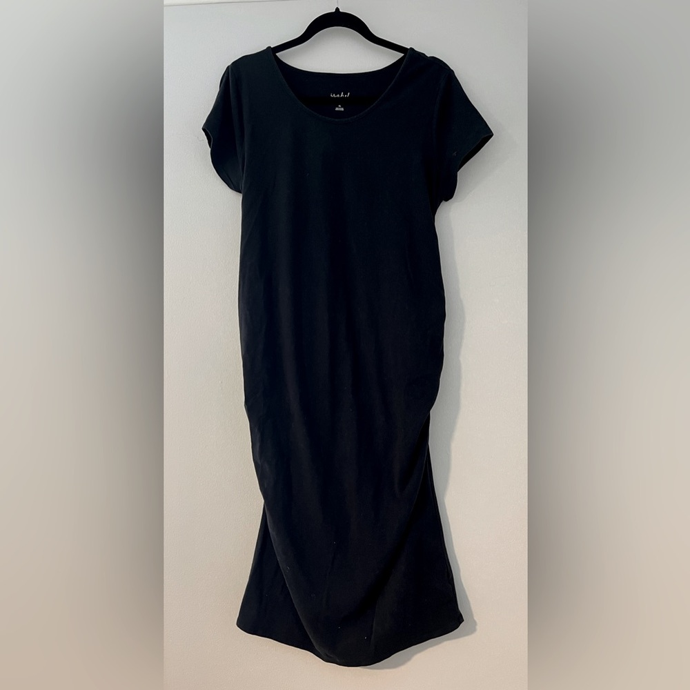 Maternity Bodycon Knee to mid-length Black Dress